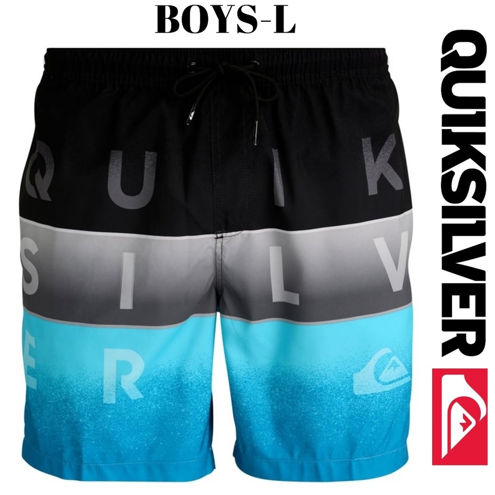 NWT Quiksilver Boys swim shorts trunks size L